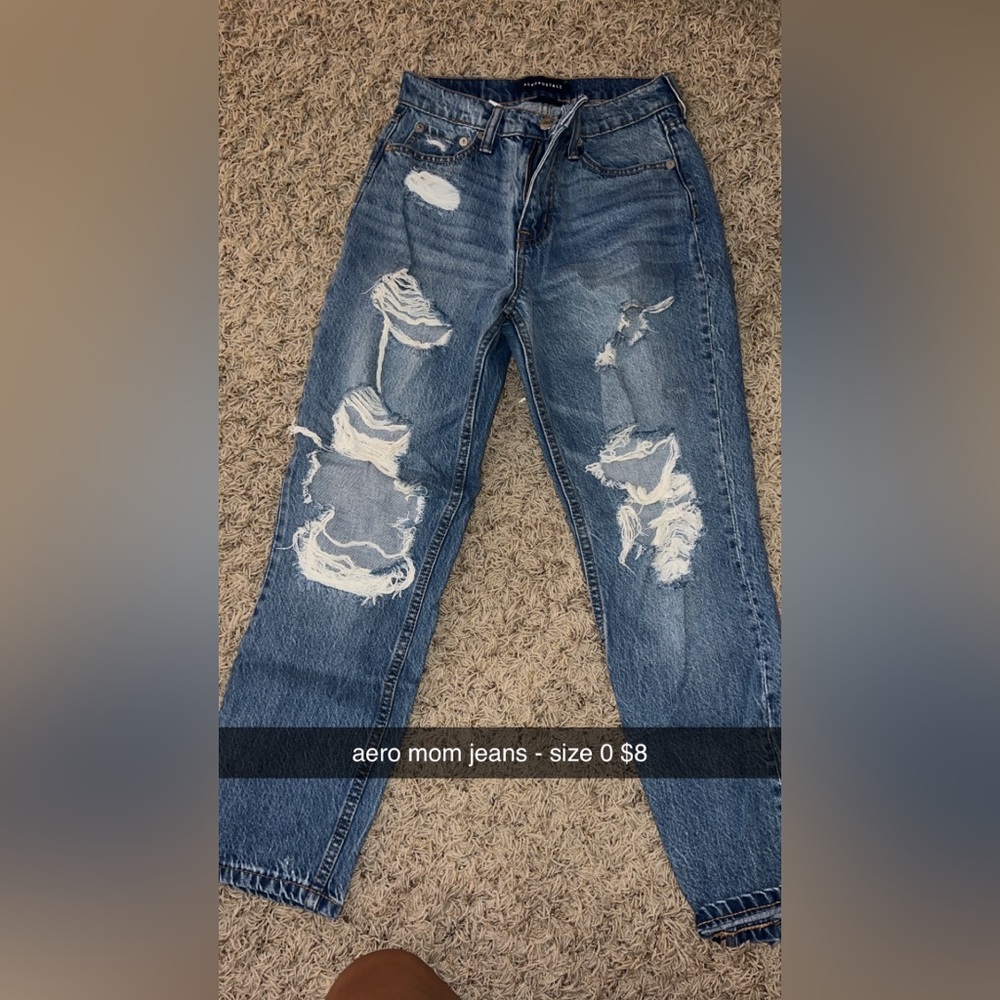 aero mom jeans